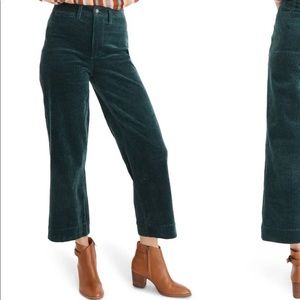 Madewell Emmet wide-leg corduroy pants